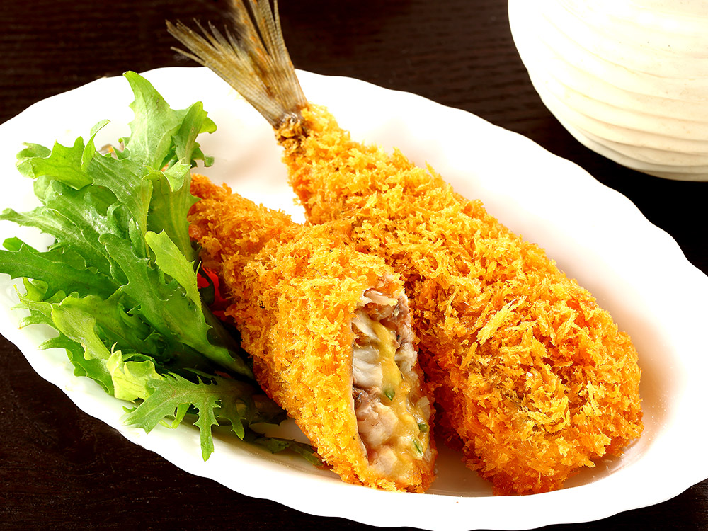  味噌竹莢魚排